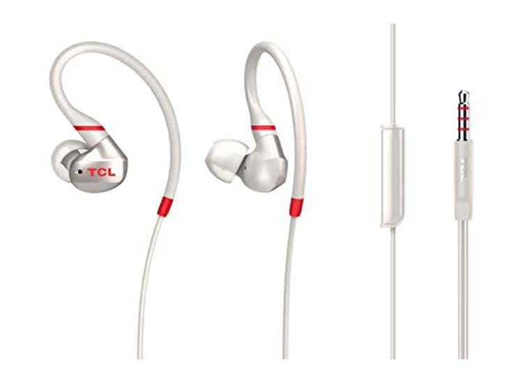 TCL Sports earphones IPX 4 waterproof - white