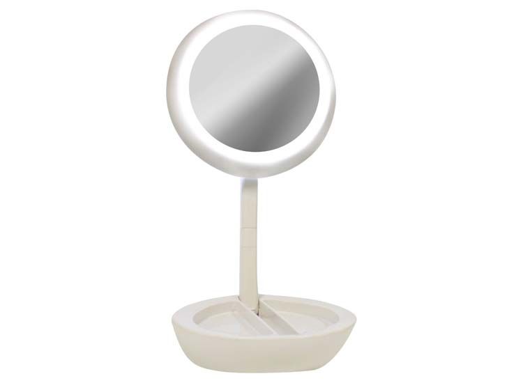 Starlyf Vergrotende LED Make-upspiegel - Opvouwbaar - Makkelijk Mee te Nemen - 2 soorten spiegels