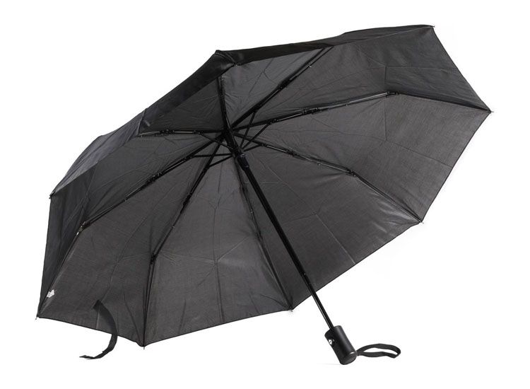 Benson Compacte Paraplu - Mini paraplu - Zwart - Ø 95 cm - 1+1 Gratis