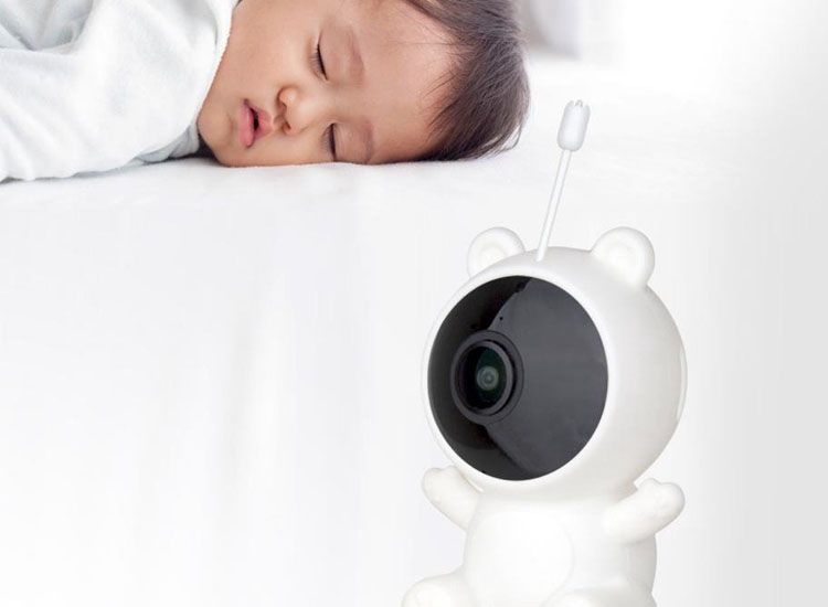 Qnect Wifi Binnencamera met Babymonitor