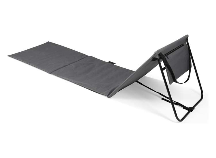 Intimo Strandmat - 1 Stuks - Grijs - 100x51x41cm - strand stoel
