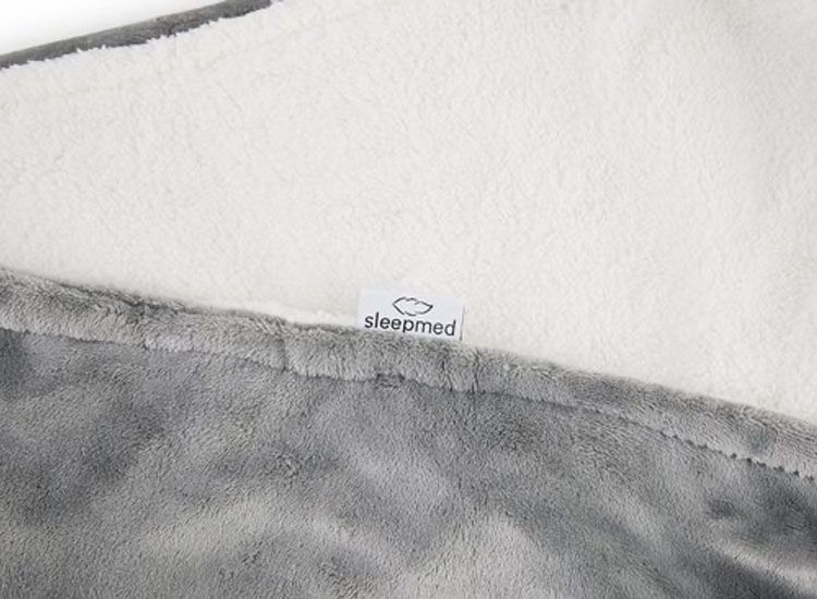 SleedMed Elektrische deken - Bovendeken - Warmtedeken - Sherpa fleece & Flanel - 180x130 cm - Timer