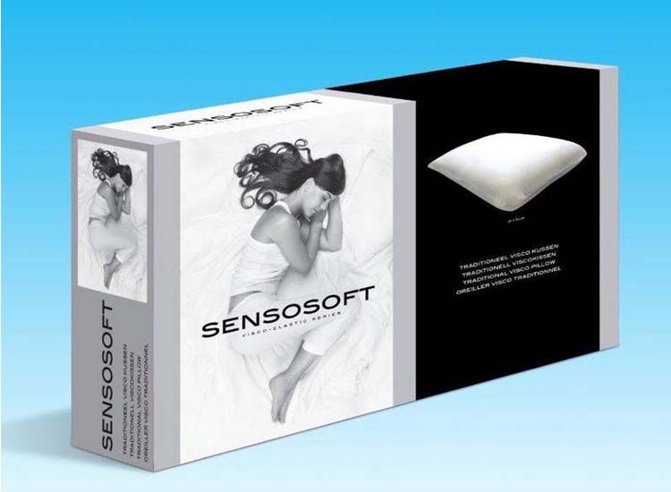 Sensosoft Hoofdkussen - Ultra-Soft Traagschuim - 60 x 40 cm