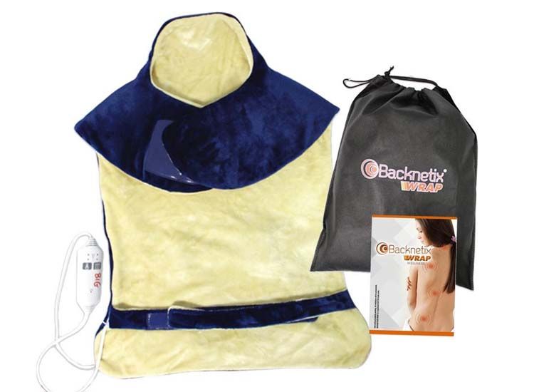 Backnetix - Warmte & Massagedeken - Ontspan en kalmeer Uw Spieren - Oplossing Bij Rugpijn