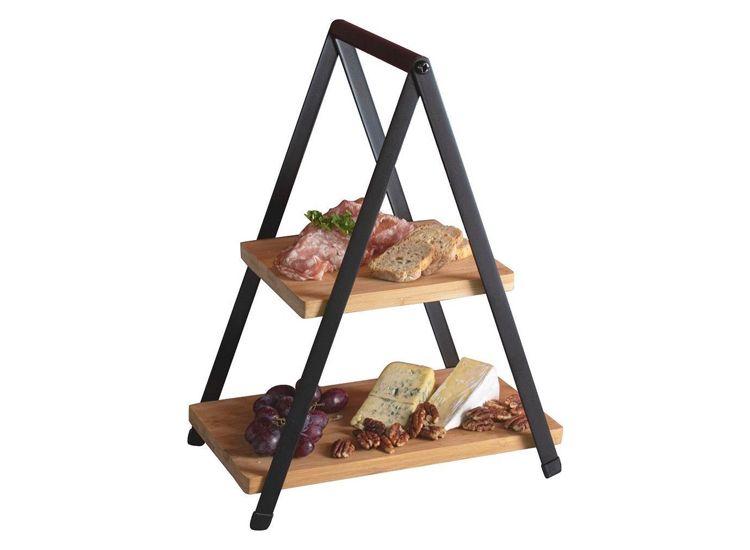 Gusta Etagere - Serveertoren - Gusta Piramide - 2-Laags - 28 x 16 x 35,5 cm