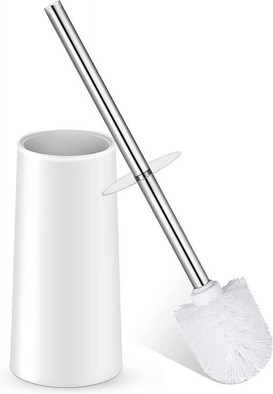 Toiletborstel met houder - Wit