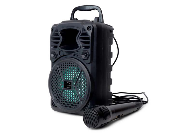 BRAINZ LED Boombox - Krachtige speakers - Bluetooth speaker - Zwart