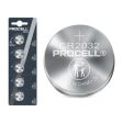 Procell Knoopcelbatterijen Cr2032 3v 5 Stuks - Zilver