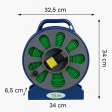 Nexxt Tuinslang met haspel - Oprolbaar - 15 meter