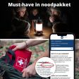 FlinQ Oplaadbare Camping Lamp/Zaklamp met Powerbank