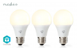 Nedis Wi-Fi Smart LED-Lamp | Warm Wit | E27 | 3-Pack