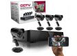 CCTV Video Bewakingssysteem Met 4 Camera’s en DVR