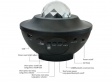Fedec LED Sterrenprojector met ingebouwde speaker - Met afstandsbediening - Zwart