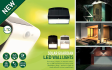 Luceco Solar LED-wandlamp - 1,5 Watt  - Wit