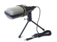 Professionele Microfoon voor PC met Tri-Pod - AUX-Aansluiting - Plug&Play
