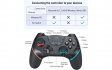 FEDEC Draadloze Nintendo Switch Controller- Ergonomisch - Zwart