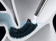 Nexxt WC-borstel zonder Haren - Hygiënische Toiletborstel met Roestvrijstalen Handvat