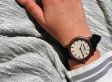 Smash Horloge Woodwatch Black Sandal - Unisex