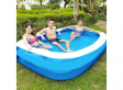 FlinQ Opblaaszwembad XL - 262cm x 175cm - Oplaasbaar zwembad - 778L