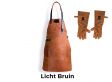 Barbecueschort - Lederen Schort - Inclusief Handschoenen