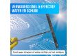 XEMM Vloertrekker met Steel - Luxe Vloerwisser - Aluminium Trekker Douche - Douche Wisser - Badkamer - 136x40 cm - Zwart