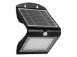 FlinQ Atalanta - Solar Wandlamp - Solar Tuinverlichting - Zonne-energie - Bewegingssensor - 4W - Zwart