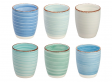 Studio Tavola Koffiekopjes - Ocean Blue - 6 stuks - 160 ml