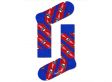 Happy Socks Ufo sokken - Maat 41/46 - Blauw/Rood - 1 Paar