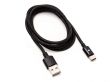 Bayberry USB-c Snellader kabel CA-UUC-2000 - 2 Meter - 12W - Zwart - 1+1 Gratis