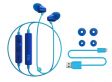 TCL Draadloze In-ear oordopjes - Met Microfoon - 18 uur luistertijd - BT5.0 - Licht Blauw