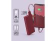 Fresh 'n Rebel Powerbank 6000 mAh USB-C - ruby red