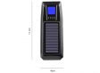 FlinQ Solar Fietsverlichting - Oplaadbare USB Led Fietslamp - Inclusief bel - Waterdicht - 3 Lichtstanden - Zwart/Blauw