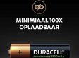4 Duracell oplaadbare AA 2500mAh batterijen - penlight batterij oplaadbaar