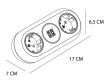 Stekkerdoos Met USB Poorten – 2 USB Laders 3.4A – 2 Stopcontacten – Inclusief Montageklem – 1,4 Meter Snoer – PIL Design – Randaarde – Wit – SIL Products