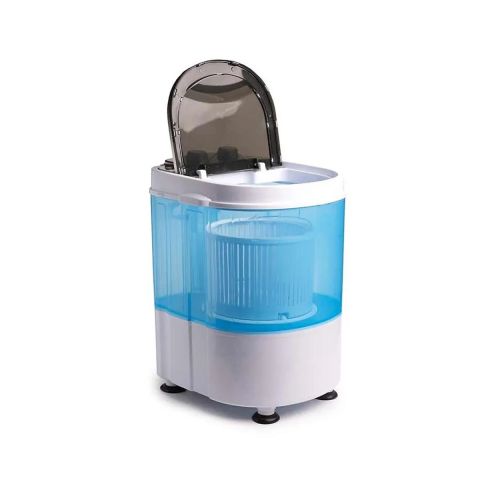 Nexxt Mini-wasmachine met Centrifuge - Wit/blauw