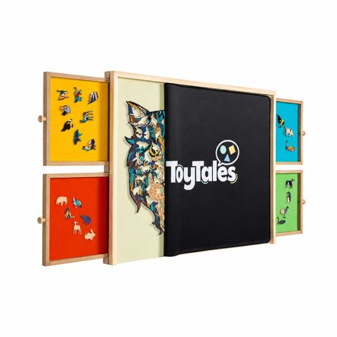 Hi Puzzelplaat 4 Gekleurde Lades