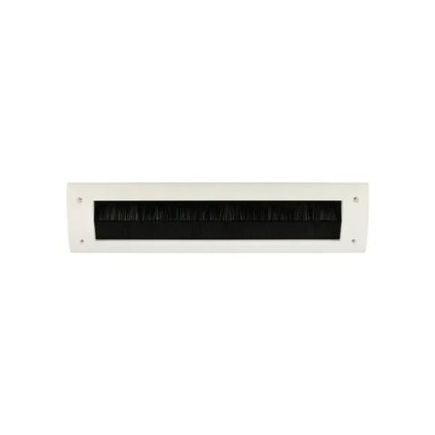 Avenue Brievenbusplaat Binnen Zonder Klep - Kunststof - Wit - 34 x 8.5 x 4 cm