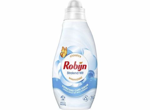 Robijn Klein & Krachtig Wasmiddel - Wit - 19 Wasbeurten - 665 ml