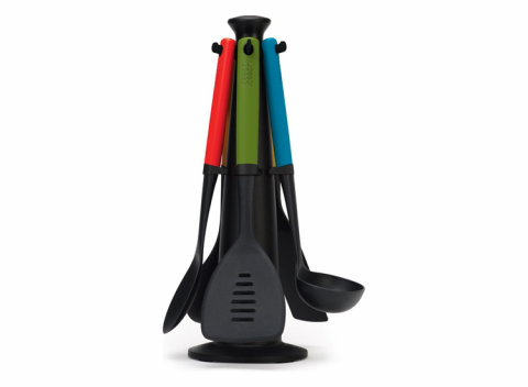Joseph Joseph Duo Utensils Carrousel Keukenhulpen - Set van 5 Stuks - Multi Color