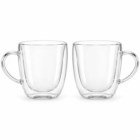 Dubbelwandige Cappuccinoglazen 270 ml - 2 Stuks