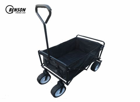 Benson Opvouwbare Bolderwagen/bolderkar met brede wielen - max. 100kg 