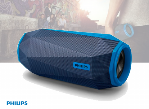 Philips ShoqBox Wireless Portable Speaker 30W - dark blue