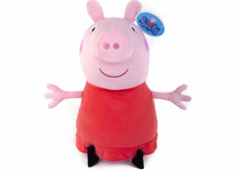 Peppa Pig Pluche knuffel rood 80 cm