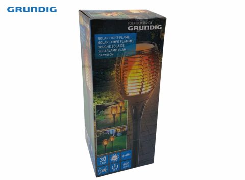 Grundig - Solar Light Flame - 30x SMD - Inclusief accu