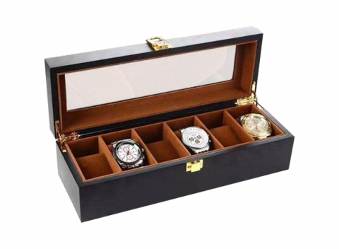 Luxe Houten Horloge Box - Geschikt voor Horloges en Sieraden