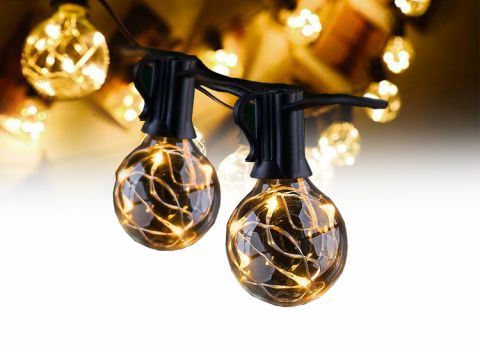 LED Lichtslinger - 8 meter met 10 lampen