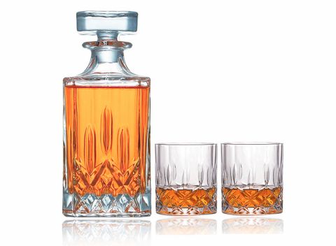 Fedec Whiskey Decanteerset - Met Karaf & 2 Glazen