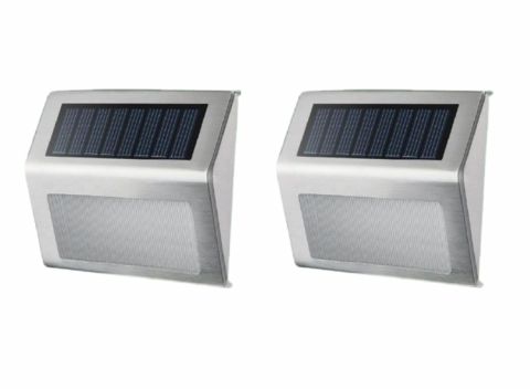 Hofftech LED Solar Wandlampen  - 2 stuks