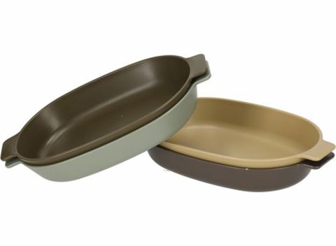 Nörlander Outdoor borden - Camping servies - Ovalen borden - Set van 4 - Multikleur