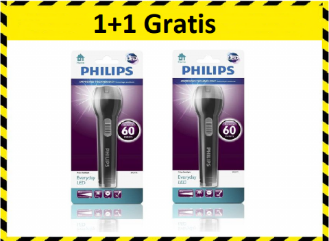 Philips zaklamp SFL3175/10 - zaklantaarn - Tot 60 meter - Grijs